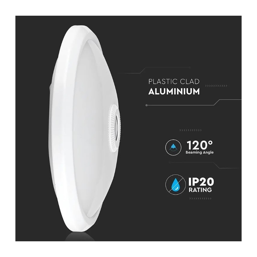 LED Stropna svjetiljka sa senzorom LED/12W/230V 4000K