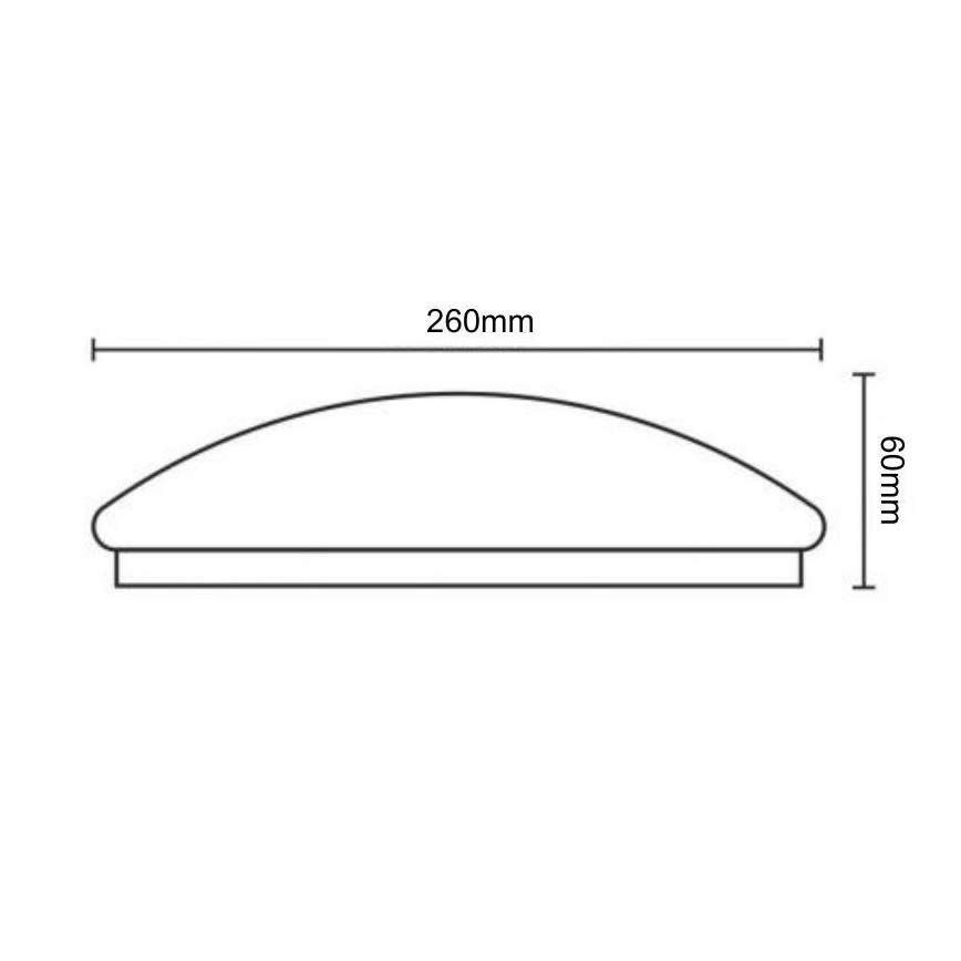 LED Stropna svjetiljka sa senzorom OPAL LED/12W/230V 4000K