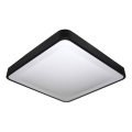 LED stropna svjetiljka sa senzorom pokreta i sumraka WILTON LED/24W/230V 4000K 33x33 cm crne boje