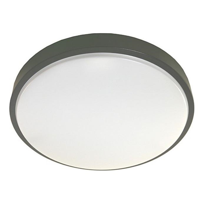 LED Stropna svjetiljka sa senzorom WILTON LED/24W/230V 4000K pr. 38 cm antracit