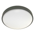 LED Stropna svjetiljka sa senzorom WILTON LED/24W/230V 4000K promjer 38 cm antracit