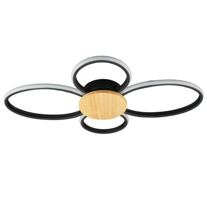 LED stropna svjetiljka SABINA LED/38W/230V kaučukovo drvo