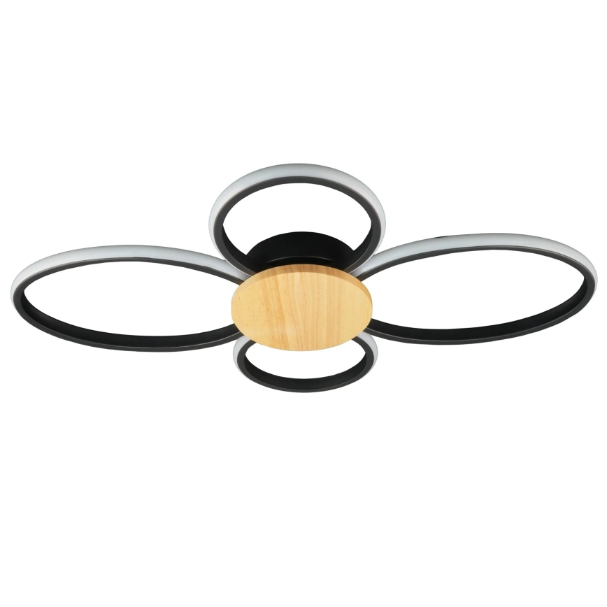 LED stropna svjetiljka SABINA LED/38W/230V kaučukovo drvo
