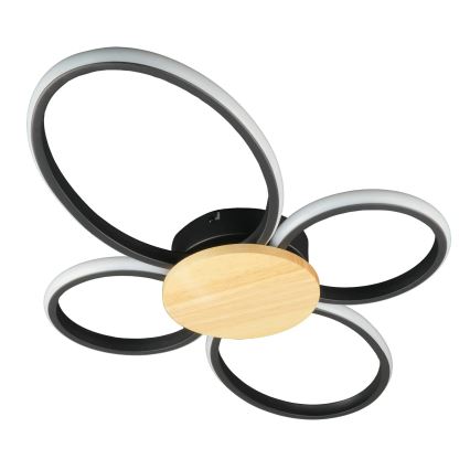 LED stropna svjetiljka SABINA LED/38W/230V kaučukovo drvo