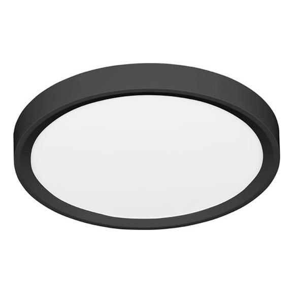 LED Stropna svjetiljka SALY LED/32W/230V 3000/4000/6000K pr. 40 cm IP40 crna