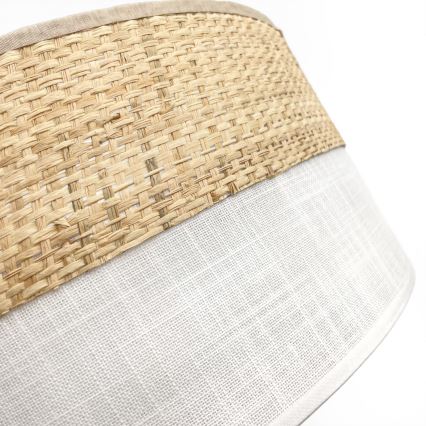 LED stropna svjetiljka SIRJA BOHO LED/20W/230V 4000K Ø 35 cm bež/bijela