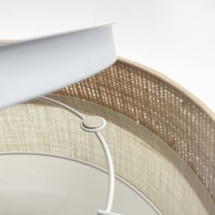 LED stropno svjetlo SIRJA BOHO LED/20W/230V 4000K pr. 35 cm bež/krem