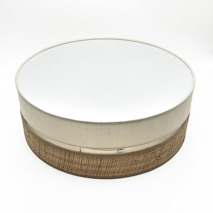 LED stropno svjetlo SIRJA BOHO LED/36W/230V 4000K Ø 45 cm bež/krem