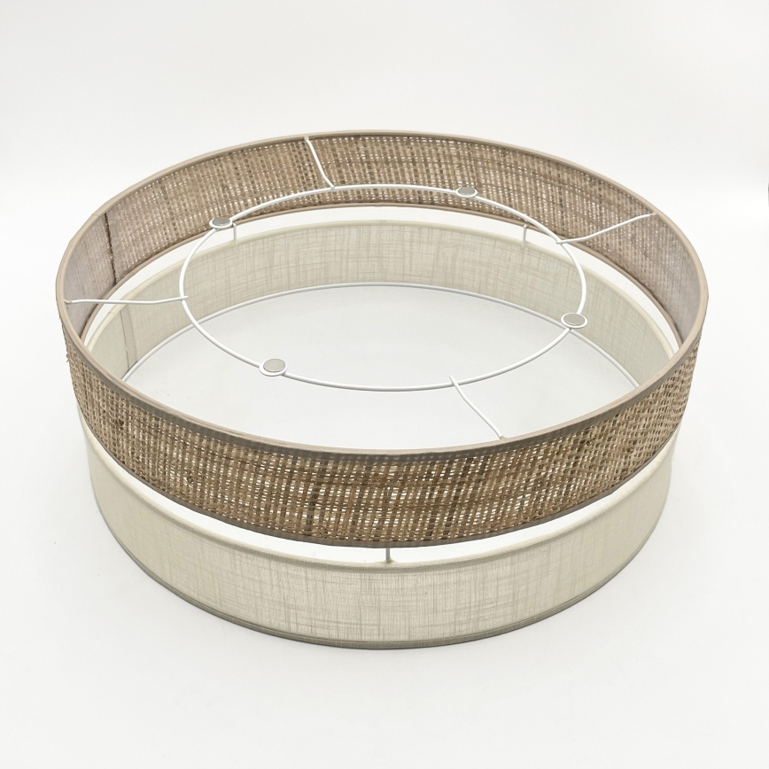 LED stropno svjetlo SIRJA BOHO LED/36W/230V 4000K Ø 45 cm bež/krem