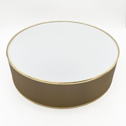 LED stropna svjetiljka SIRJA LED/20W/230V 4000K Ø 35 cm smeđa/zlatna