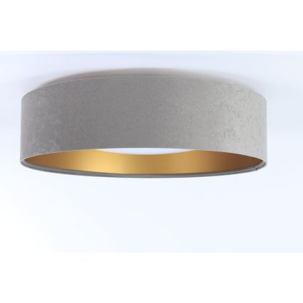 LED Dimmabilni stropni luster SMART GALAXY LED/24W/230V promjer 44 cm siva/zlatna 3000-6500K + daljinski upravljač