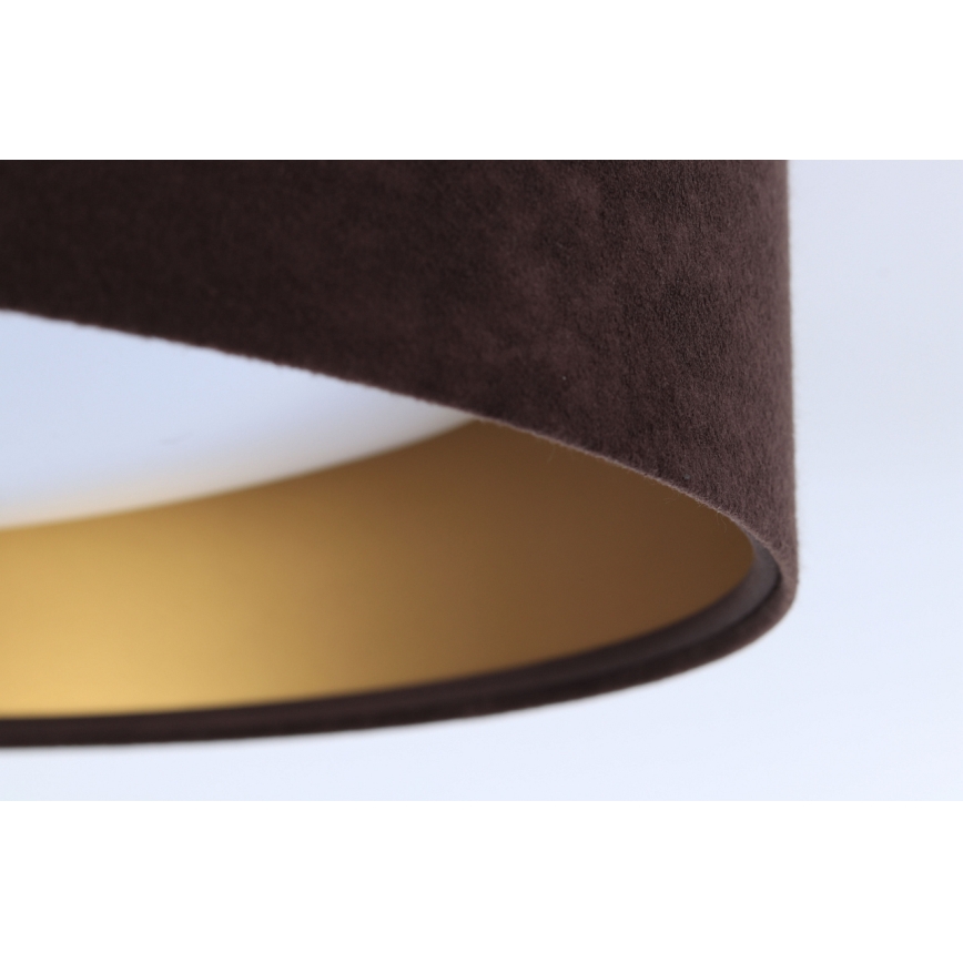 LED Dimmabilni stropni luster SMART GALAXY LED/24W/230V promjer 44 cm smeđa/zlatna 3000-6500K + daljinski upravljač