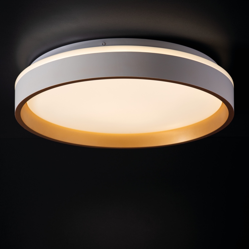 LED Stropna svjetiljka SOLN LED/17,5W/230V pr. 38 cm bijela/zlatna