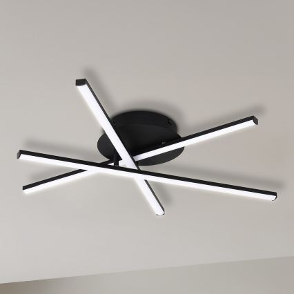 LED stropna svjetiljka STICK LED/12W/230V crna