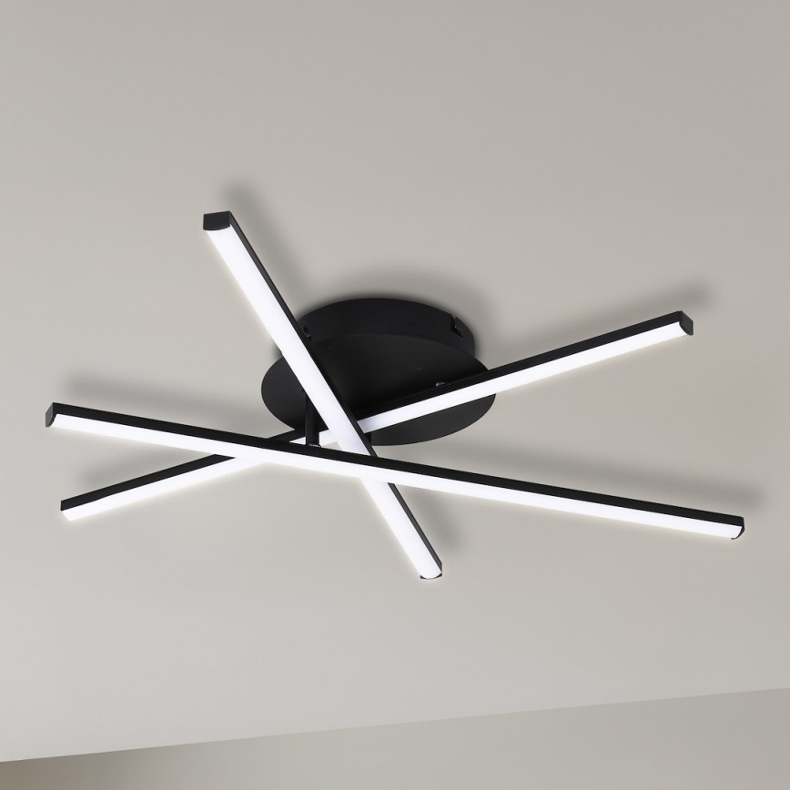 LED stropna svjetiljka STICK LED/12W/230V crna