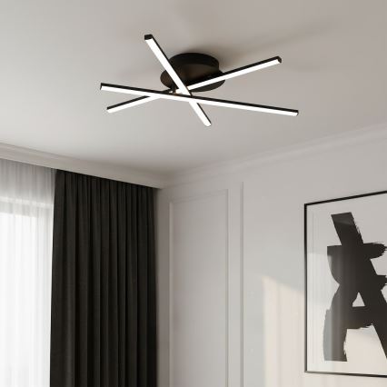 LED stropna svjetiljka STICK LED/12W/230V crna