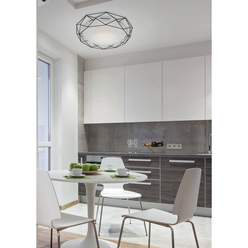 LED Stropna svjetiljka SVEN LED/24/230V crna