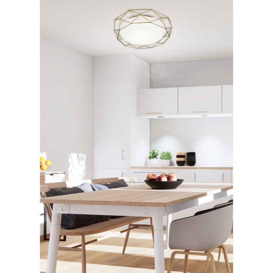 LED Stropna svjetiljka SVEN LED/24W/230V zlatni