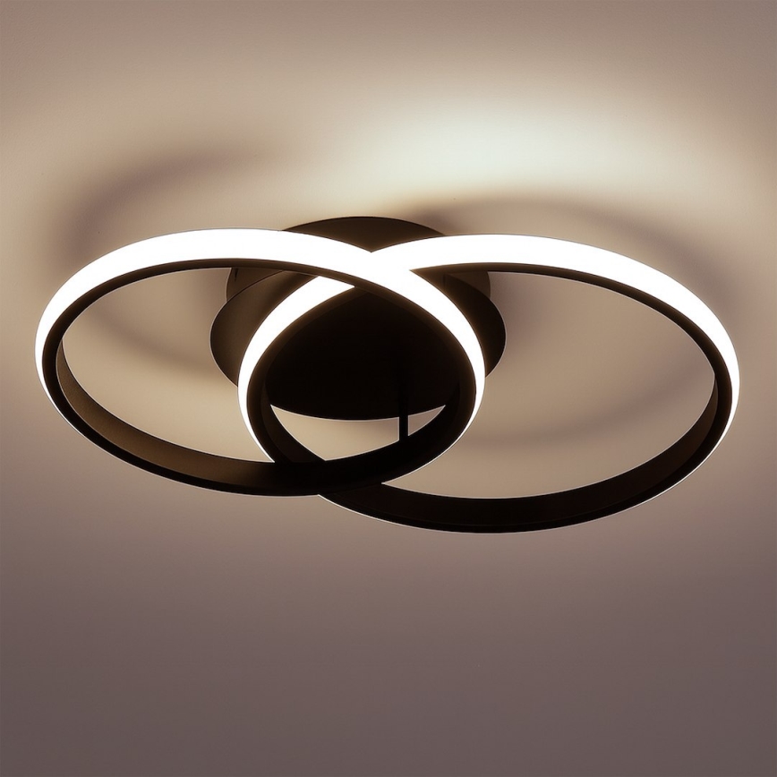 LED stropna svjetiljka TITANO LED/12W/230V crna