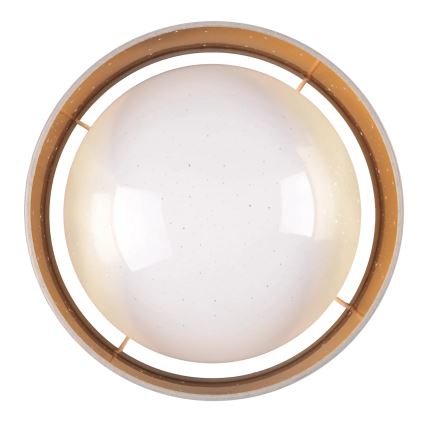 LED Stropna svjetiljka TULUZA LED/18W/230V pr. 32 cm smeđa