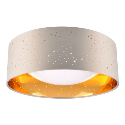 LED Stropna svjetiljka TULUZA LED/18W/230V pr. 32 cm smeđa