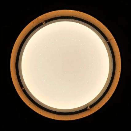 LED Stropna svjetiljka TULUZA LED/18W/230V pr. 32 cm smeđa