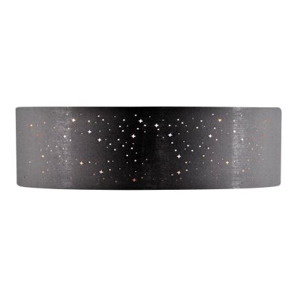 LED Stropna svjetiljka TULUZA LED/24W/230V pr. 40 cm crna