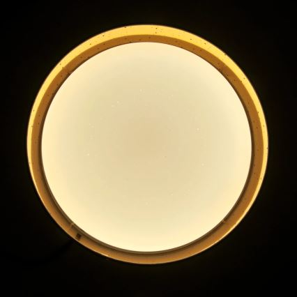 LED Stropna svjetiljka TULUZA LED/24W/230V pr. 40 cm smeđa