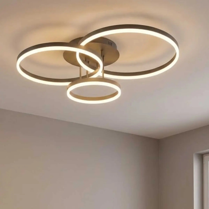 LED Stropna svjetiljka VAASA LED/58W/230V 3000K crna