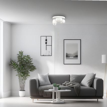 LED Stropna svjetiljka VASO LED/12W/230V pr. 42 cm bijela