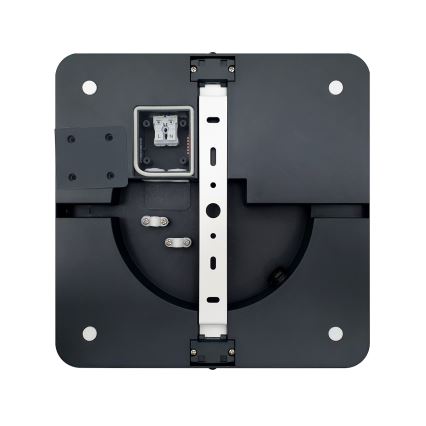 LED Stropna svjetiljka za kupaonicu ELLÉ LED/24W/230V 3000/4000/6500K 26x26 cm IP54 antracit