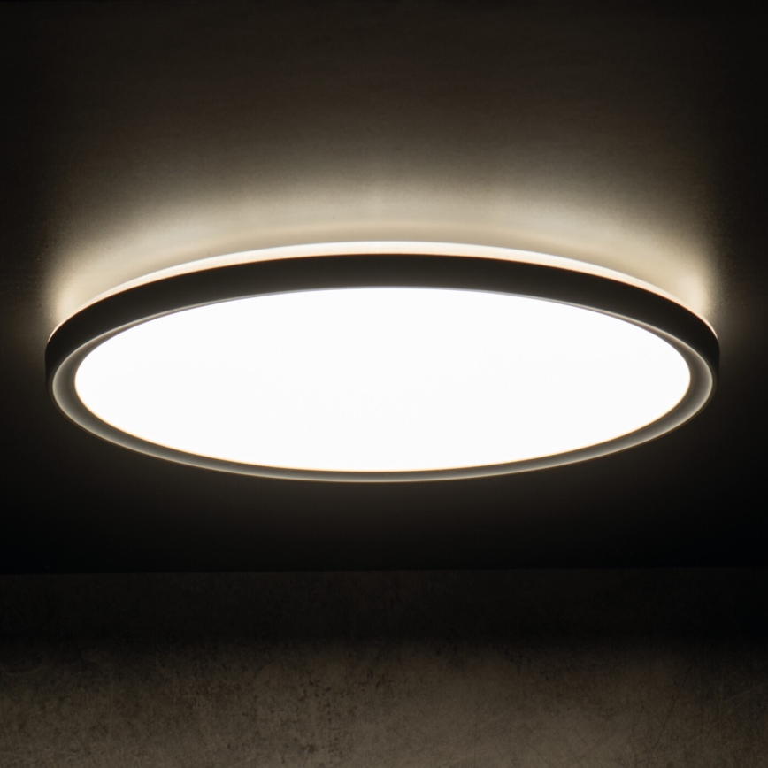 LED Stropna svjetiljka za kupaonicu AZPO LED/11,8W/230V pr. 22,5 cm IP54 crna