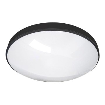 LED Stropna svjetiljka za kupaonicu CIRCLE LED/12W/230V 4000K pr. 25 cm IP44 crna