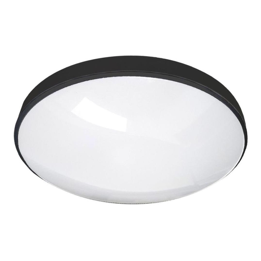 LED Stropna svjetiljka za kupaonicu CIRCLE LED/12W/230V 4000K pr. 25 cm IP44 crna