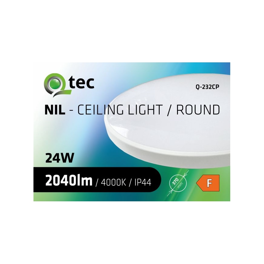 LED Stropna svjetiljka za kupaonicu CIRCLE LED/24W/230V 4000K pr. 37 cm IP44 bijela