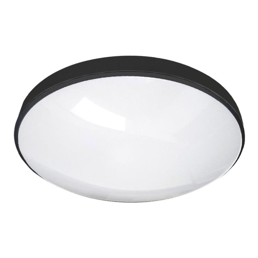 LED Stropna svjetiljka za kupaonicu CIRCLE LED/24W/230V 4000K pr. 37 cm IP44 crna