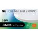 LED Stropna svjetiljka za kupaonicu CIRCLE LED/36W/230V 4000K pr. 45 cm IP44 bijela