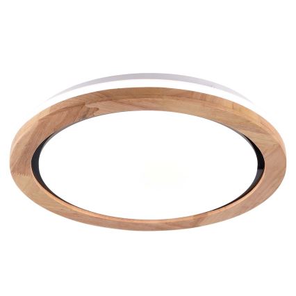 LED Stropna svjetiljka za kupaonicu DAREK LED/24W/230V pr. 39 cm IP44 hrast