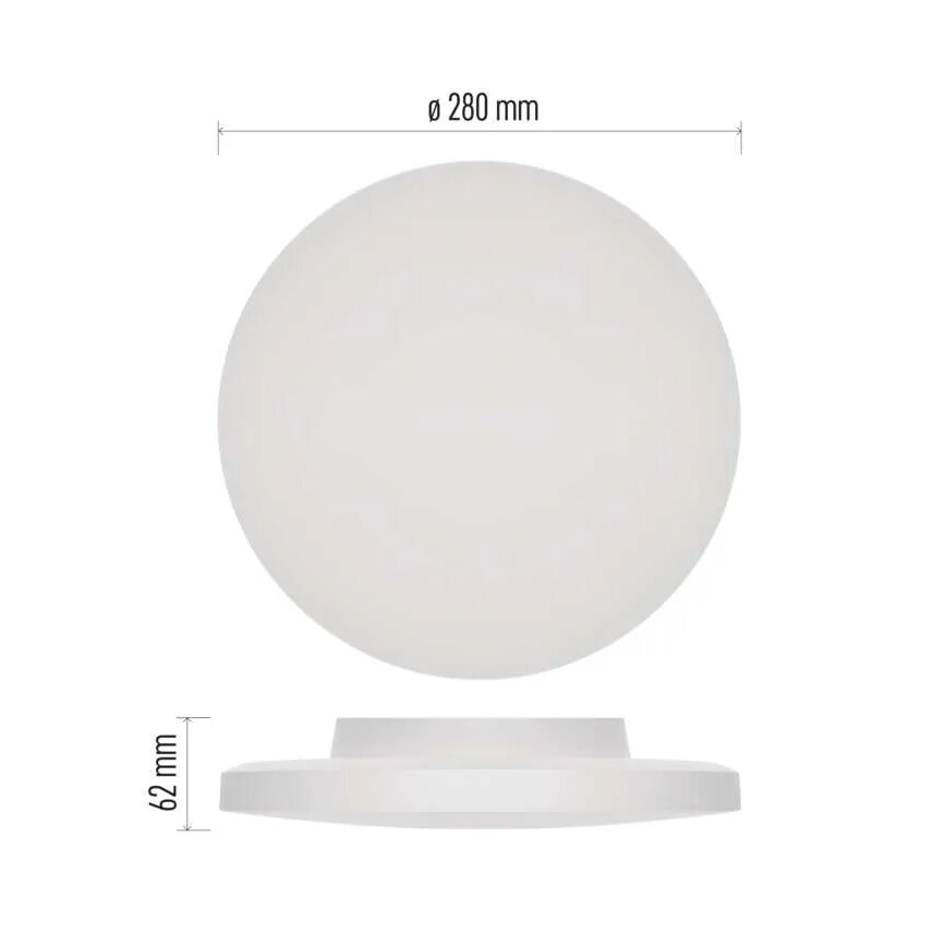 LED Stropna svjetiljka za kupaonicu LED/15W/230V 3000/4000/5700K IP55 bijela