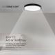 LED Stropna svjetiljka za kupaonicu LED/18W/230V 3000K IP44 crna