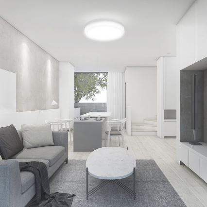 LED Stropna svjetiljka za kupaonicu LED/18W/230V 4000K IP44 pr. 22,5 cm bijela