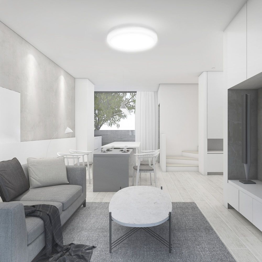 LED Stropna svjetiljka za kupaonicu LED/18W/230V 4000K IP44 pr. 22,5 cm bijela