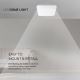 LED Stropna svjetiljka za kupaonicu LED/18W/230V 4000K IP44 bijela
