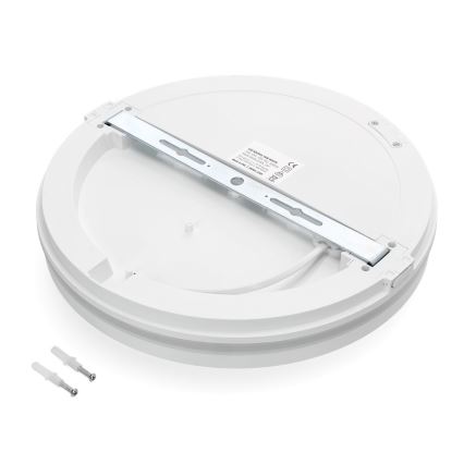 LED Stropna kupaonska svjetiljka LED/18W/230V 3000/4000/6500K IP65 promjer 30 cm bijela