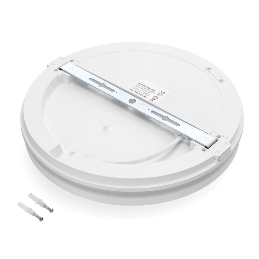 LED Stropna kupaonska svjetiljka LED/18W/230V 3000/4000/6500K IP65 promjer 30 cm bijela