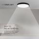 LED Stropna svjetiljka za kupaonicu LED/24W/230V 4000K IP44 crna