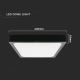 LED Stropna svjetiljka za kupaonicu LED/30W/230V 6500K IP44 crna