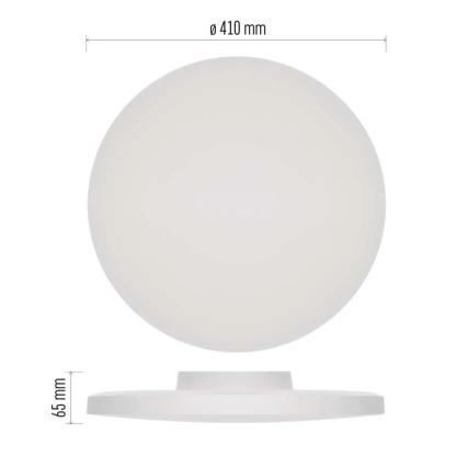 LED Stropna svjetiljka za kupaonicu LED/32W/230V 3000/4000/5700K IP55 bijela