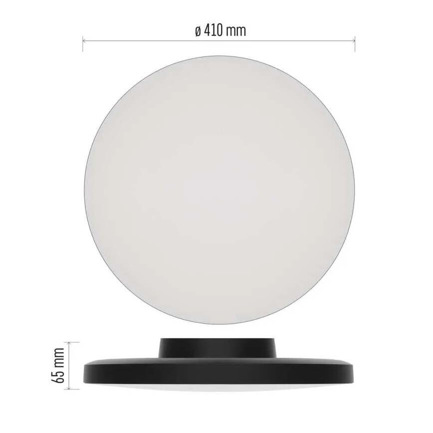 LED Stropna svjetiljka za kupaonicu LED/32W/230V 3000/4000/5700K IP55 crna