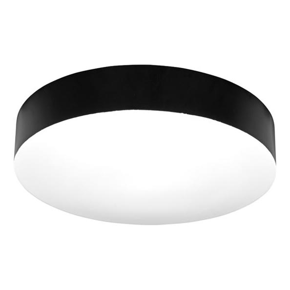 LED Stropna svjetiljka za kupaonicu MAKARON LED/24W/230V 3000/4000/6000K pr. 30 cm IP44 crna